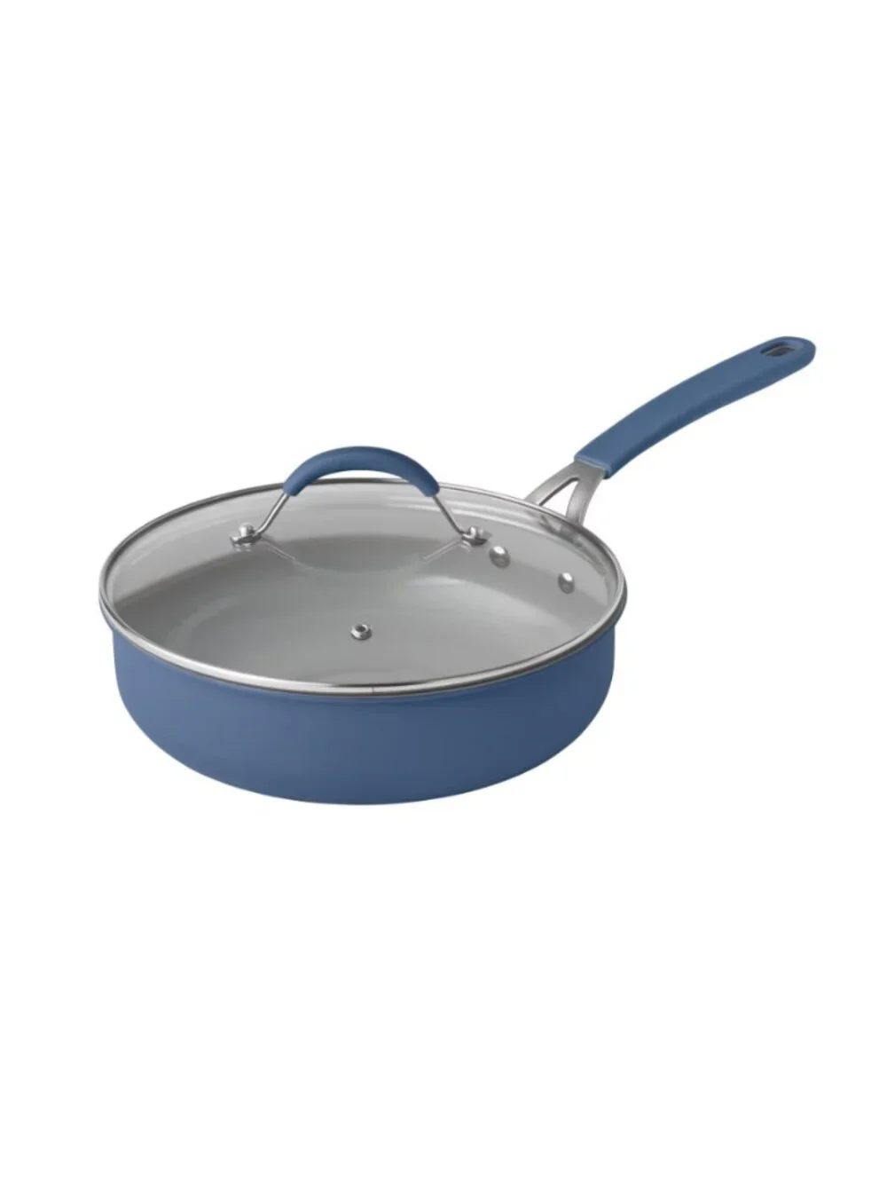 The Pioneer Woman Home Blue Sutton 17-Piece Non-Stick Aluminum Cookware Set
